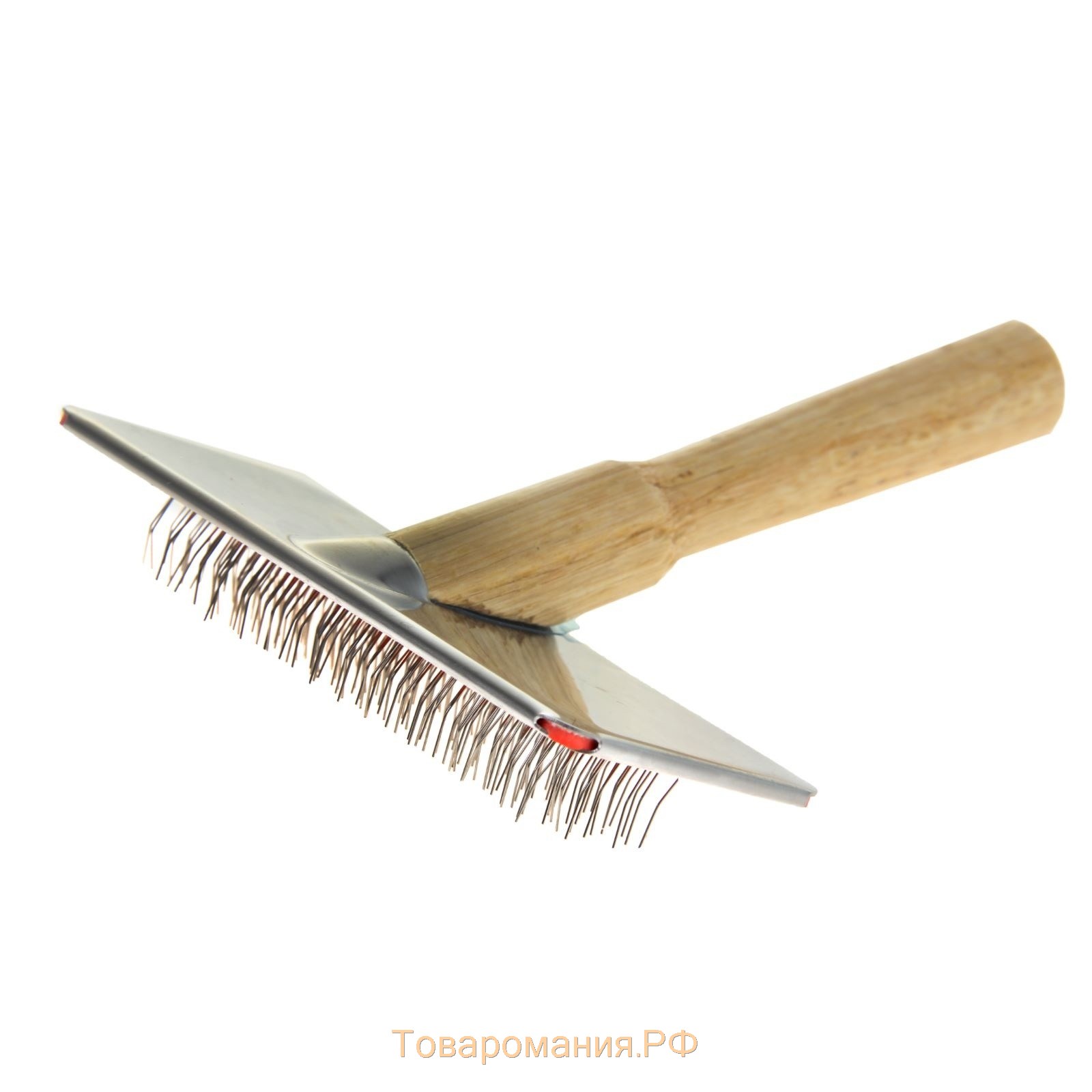 Пуходерка Wood средняя без капель, деревянная ручка, 9 х 12 см