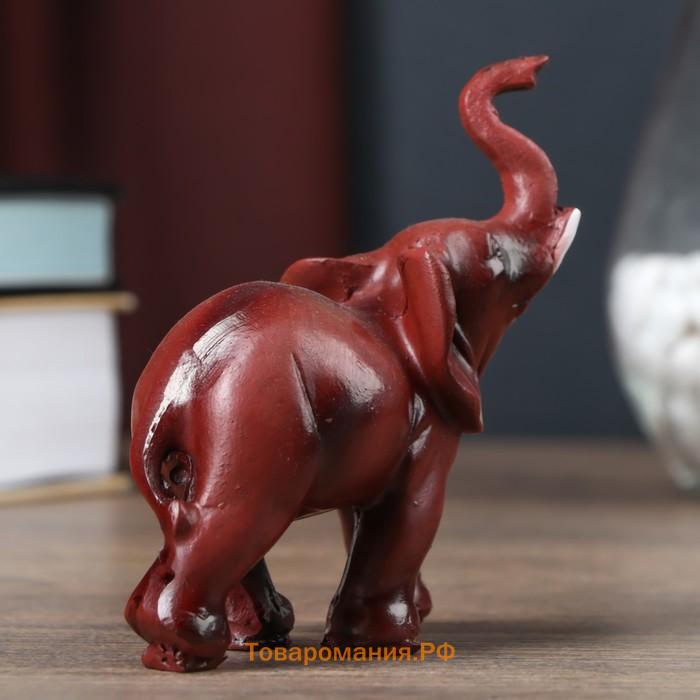 Сувенир полистоун "Индийский слон" 9х8х5 см