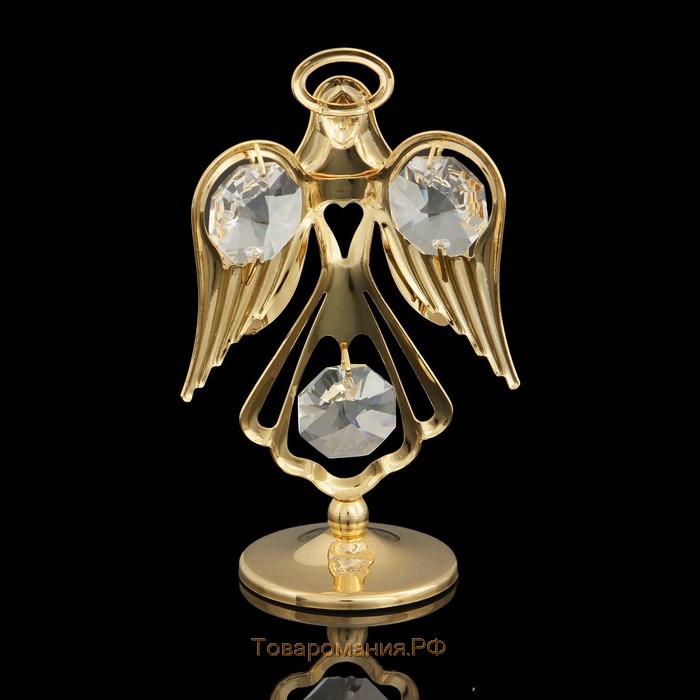 Сувенир «Ангел», с кристаллами , 7,5 см