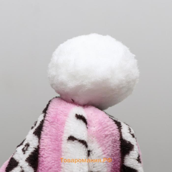 Комбинезон "Олени" с капюшоном, размер XL (ДС 40 см, ОГ 50 см, ОШ 40 см), розовый