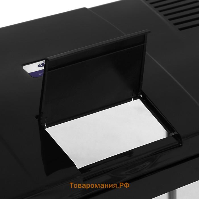 Аквариум SeaStar LS-500F в комплекте: LED-лампа двухцветная, фильтр, 56 л, черный