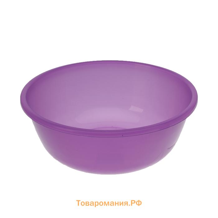 Миска ЕлПласт, 3 л, пластик, МИКС