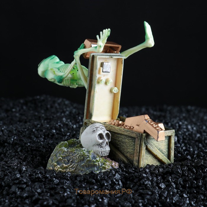 Распылитель подвижный "Скелет с золотом"