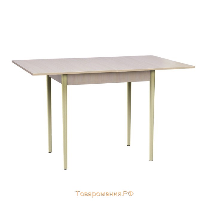 Стол поворотно-откидной «Пируэт», 800(1200) × 600 × 750 мм, опора редуцированная, цвет дуб