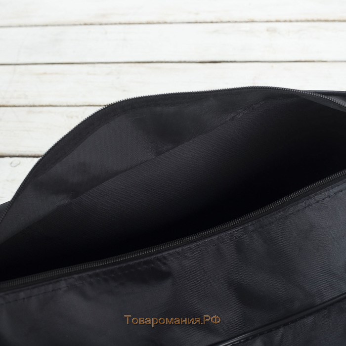 Сумка спортивная Sport- dress code на молнии, наружный карман, цвет чёрный