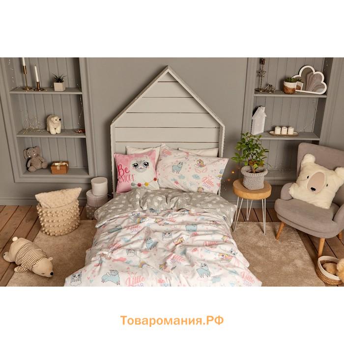 Постельное бельё "" 1,5 сп Little star 143х215 см, 150х214 см, 50х70 см -1 шт, 100% хлопок