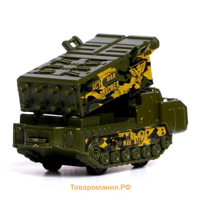 Машинка-сюрприз в банке «Военные», металлическая, масштаб 1:64, МИКС