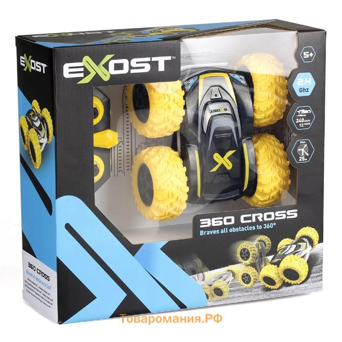 Машинка Exost «360 Кросс», цвет жёлтый