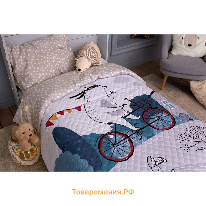 Покрывало "" 2 сп Brave bear, 180*220 см, микрофибра