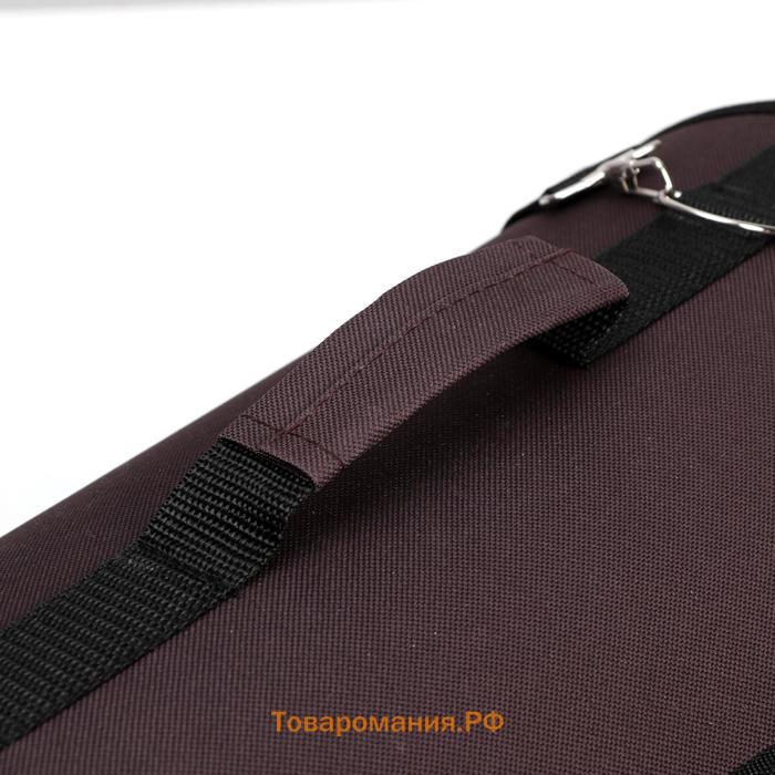 Сумка - переноска для животных, 2 входа, 40 х 25 х 28 см, коричневая