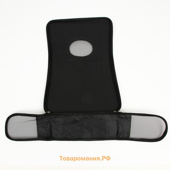 Сумка-переноска каркасная "Цветы", размер S, 37,5 х 17 х 22 см