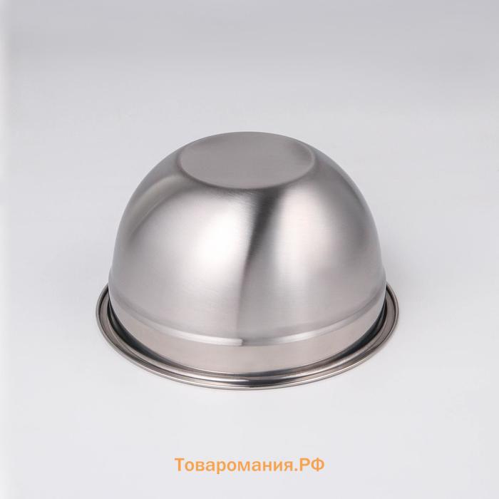 Набор мисок из нержавеющей стали с крышками, 8 шт.: d=18 см, d=20 см, d=22 см, d=24 см, d=26 см, d=28 см, d=30 см, d=32 см