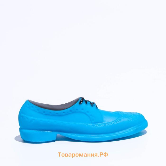 Игрушка пищащая "Туфля" для собак, 17 см, синяя