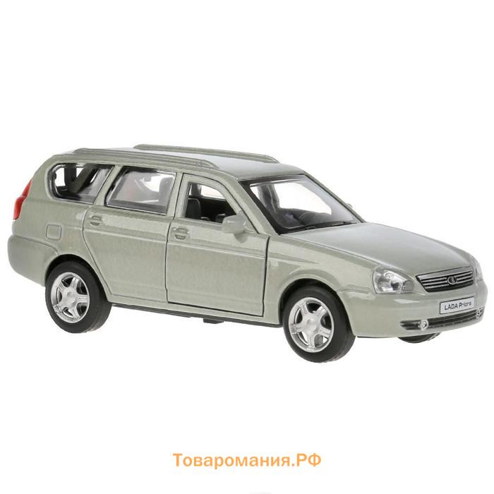 Машина металлическая LADA Priora, 12 см, открываются двери и багажник, инерция, цвет бежевый