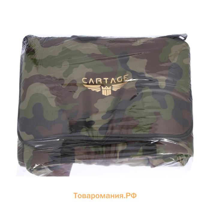 Термосумка Cartage Т-09, зеленый камуфляж, 18 л, 35×21×24 см
