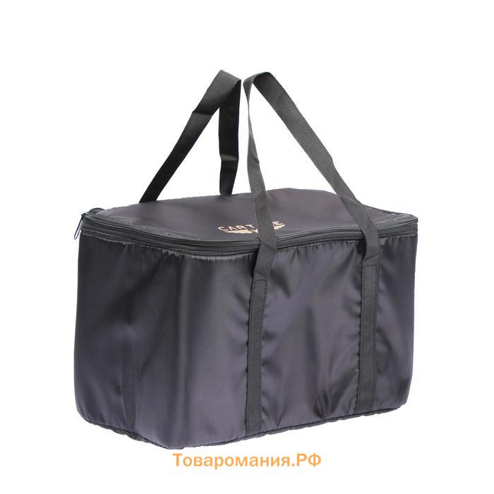 Термосумка Cartage Т-10, черная, 18 л, 35×21×24 см