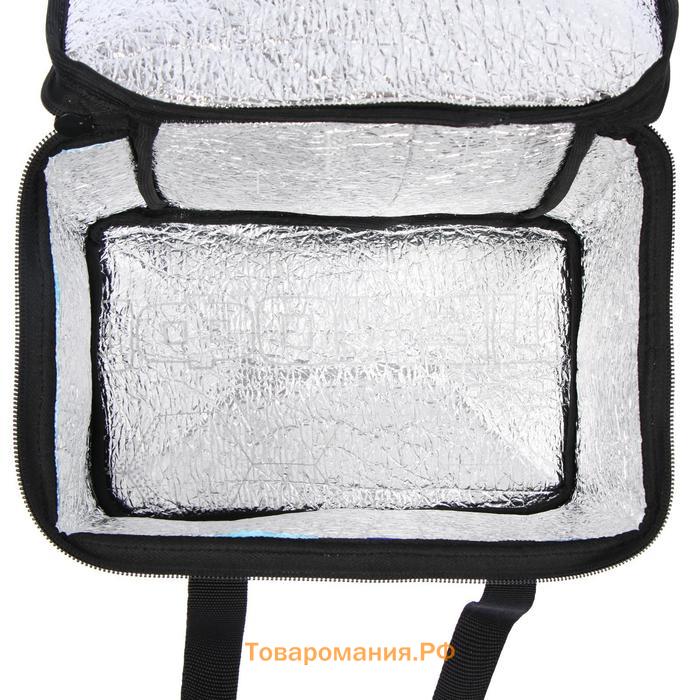 Термосумка Cartage Т-13, зеленый камуфляж, 10 л, 26×19×19 см