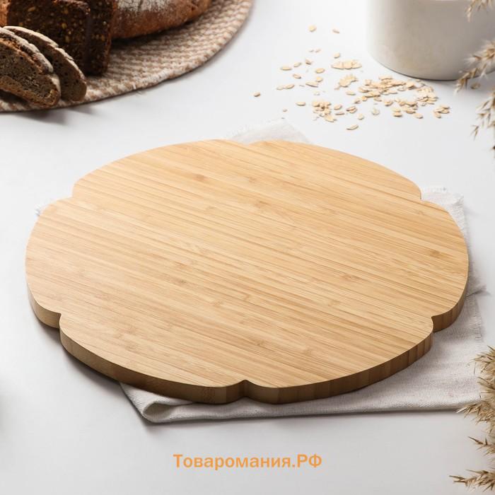 Менажница  «Соты», 30×30×1.3 см бамбук