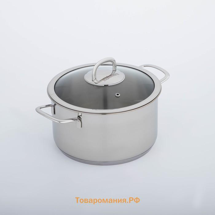 Кастрюля KUKMARA SAFIA, 4 л, d=22 cм, капсульное дно, индукция, нержавеющая сталь