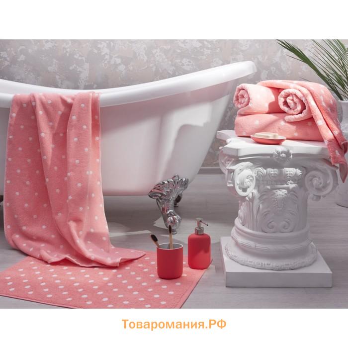 Полотенце махровое Guten Morgen Doris pink, размер 70х130 см, цвет розовый