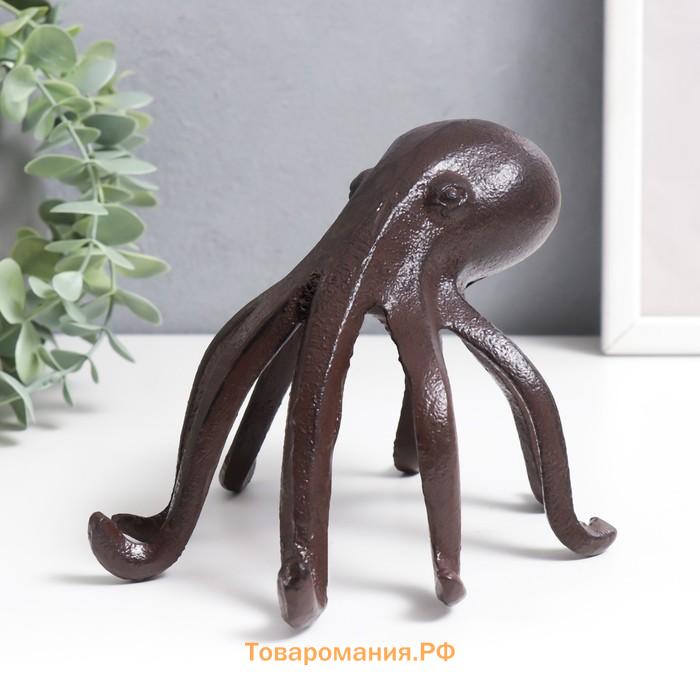 Фигурка чугун, подставка для книг «Осьминог», 14×13 см