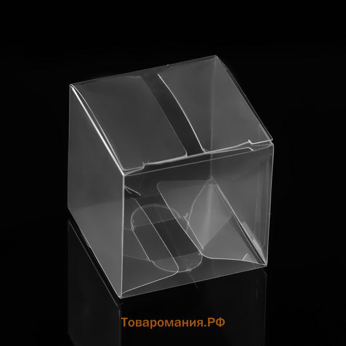 Складная коробка из PVC 5×5×5 см