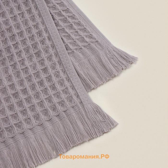 Полотенце вафельное SL HOME: Boho "Софт Мист" 50х90 см, 100% хлопок, 300 г/м2