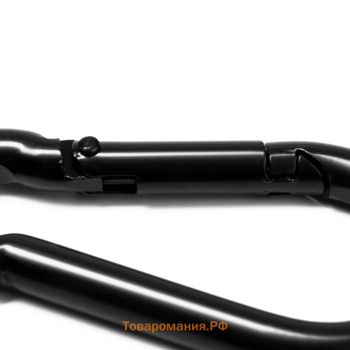 Карабин ТУНДРА krep, DIN5299С, 8×80 мм, черный, 1 шт.
