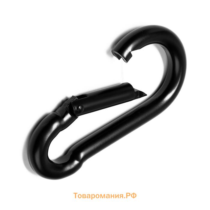 Карабин ТУНДРА krep, DIN5299С, 10×100 мм, черный, 1 шт.