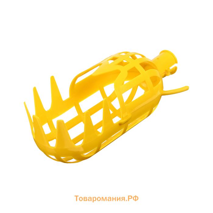 Плодосъемник, d=11 см, под черенок, цвет жёлтый, Greengo