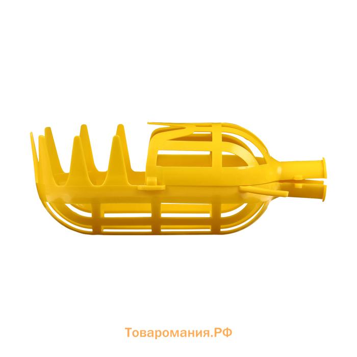 Плодосъемник, d=11 см, под черенок, цвет жёлтый, Greengo