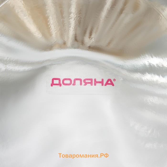 Банка для сыпучих продуктов  «Пляж», 600 мл, 11×12.5 см, с керамической крышкой, стекло, прозрачная