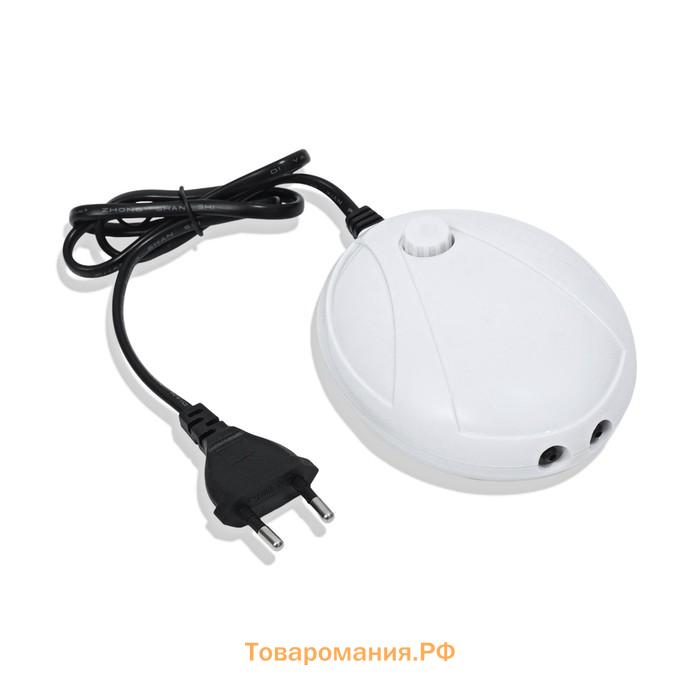 Компрессор для аквариума Sea Star HX-602, бесшумный, с регулировкой мощности,2 х 2 л/мин,4Вт 993358