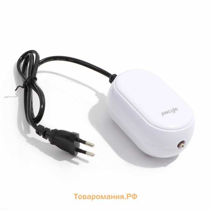 Компрессор для аквариума JINGYE YE-918, бесшумный, с усиленной мощностью, 5,5 л/мин, 4 Вт