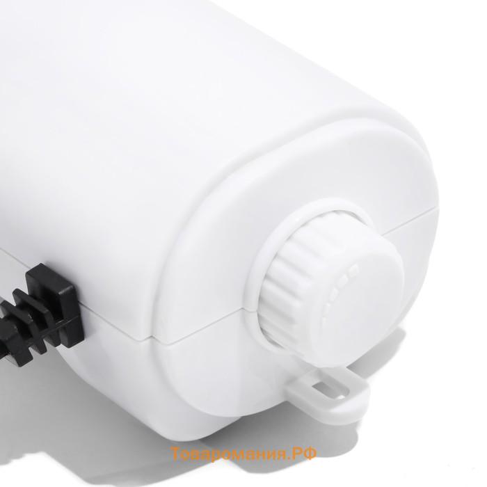 Компрессор для аквариума JINGYE YE-922, бесшумный, с регулировкой мощности,2 x 3,5 л/мин,4Вт