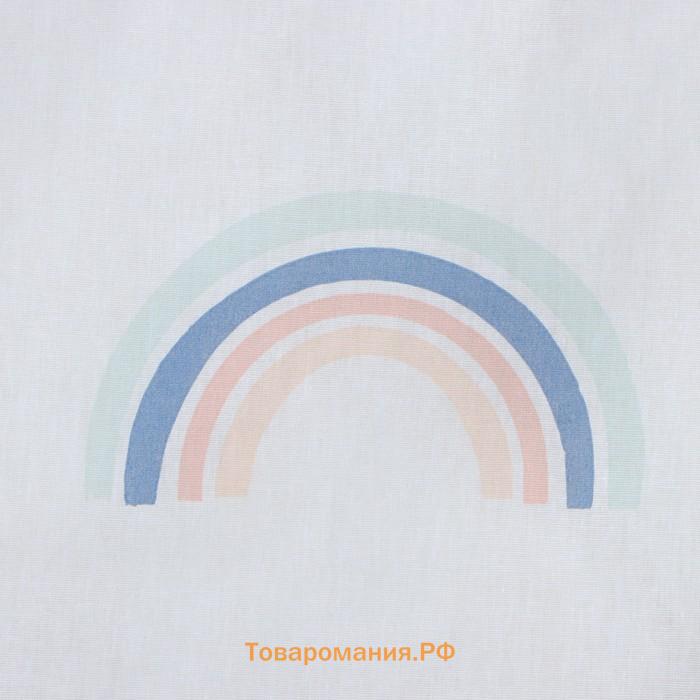 Постельное бельё  1,5 сп Pretty rainbows, 143х215 см, 150х214 см, 50х70 см -1 шт, 100% хл, бязь