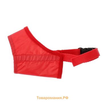 Намордник текстильный, размер 2 (длина по носу 4 см, обхват морды 20 см), микс цветов