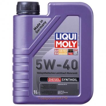 Масло моторное  Liqui Moly Diesel Synthoil 5W-40 CF B4, 1 л