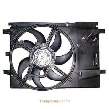 Электровентилятор охлаждения Duster A/C+ с кожухом Renault 8200880555, LUZAR LFK 0951