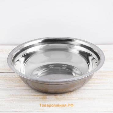 Миска «Мэйли», 2.4 л, 27×6.5 см, нержавеющая сталь