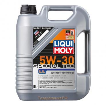 Масло моторное  LiquiMoly Special Tec LL 5W-30, 5 л