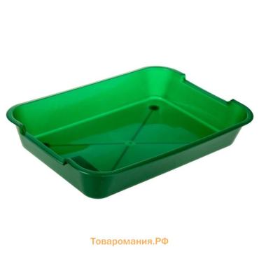 Туалет средний без сетки 36 х 26 х 6,5 см, зеленый
