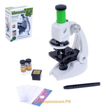 Микроскоп детский «Юный исследователь», с подсветкой и аксессуарами, 9 предметов