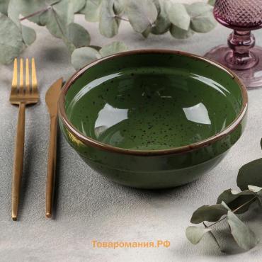 Тарелка фарфоровая Punto verde, 600 мл, d=15,5 см