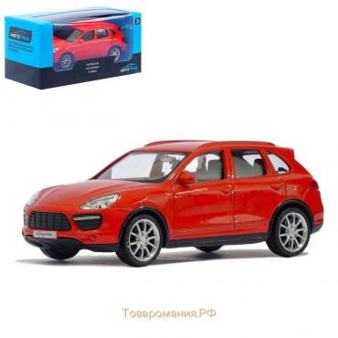 Машина металлическая PORSCHE CAYENNE TURBO, 1:43, цвет белый