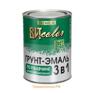 Грунт-эмаль ВИТcolor 3 в 1 по ржавчине шоколад 1,8кг