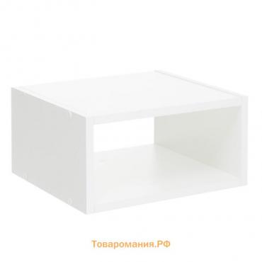 Стеллаж №2 DICE CUBE 1/2 секция, 360х180х320, Белый