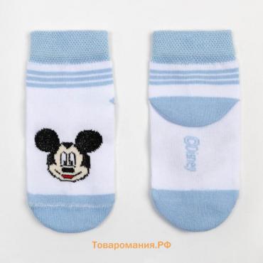 Носки "Mickey Mouse", Микки Маус, белый, 8-10 см