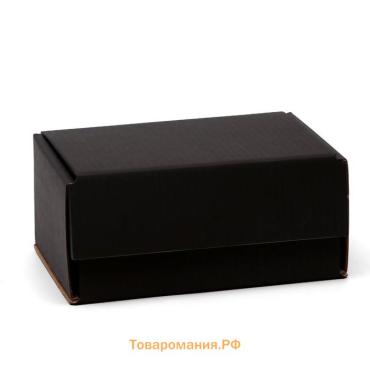 Коробка самосборная, чёрная, 22×16.5×9.5 см