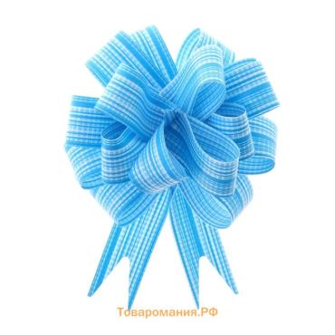 Бант - шар № 1.8 «Тонкие полоски», голубой